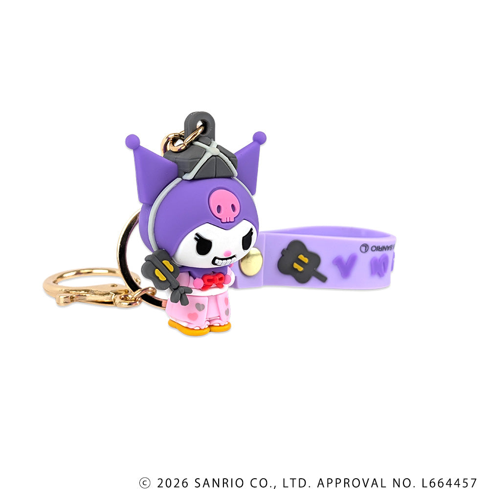 大相撲×サンリオキャラクターズ 立体ラバーマスコットキーホルダー(クロミ)