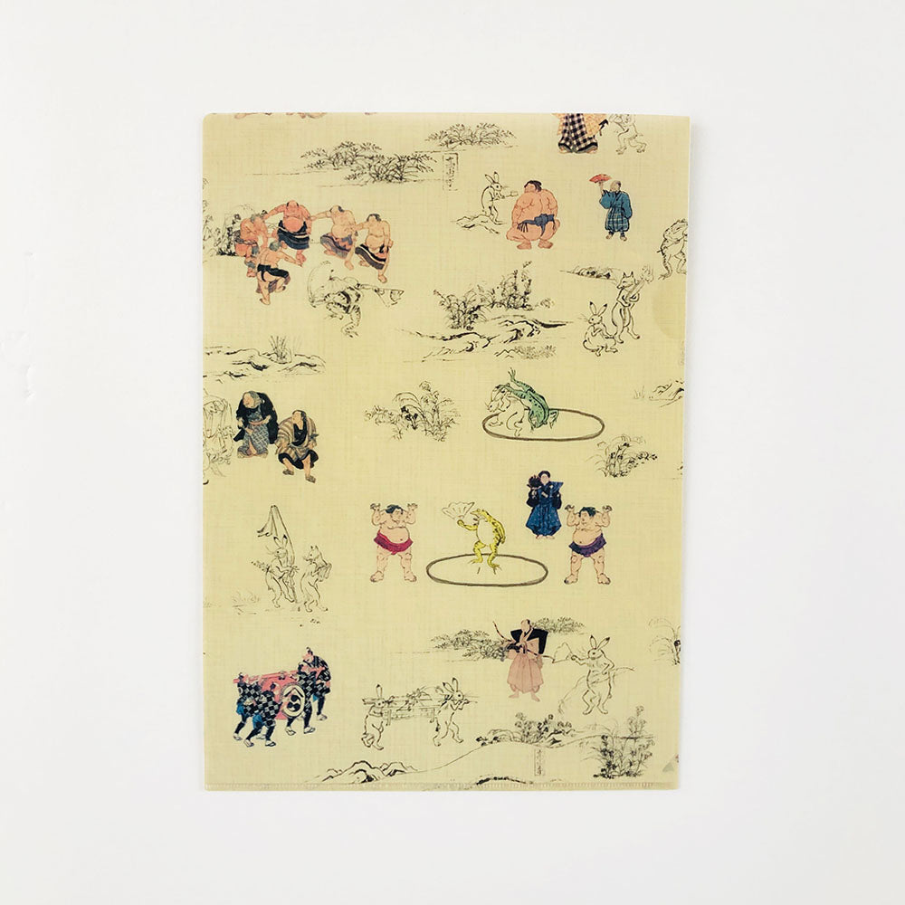 大相撲×鳥獣人物戯画 クリアファイルセット