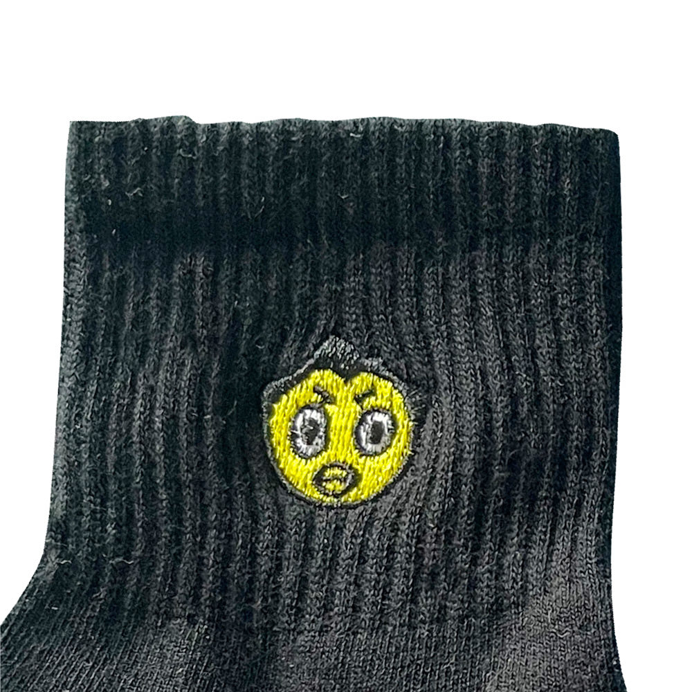 ひよの山 刺繍靴下の拡大図