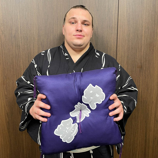 関取控え座布団(安青錦)