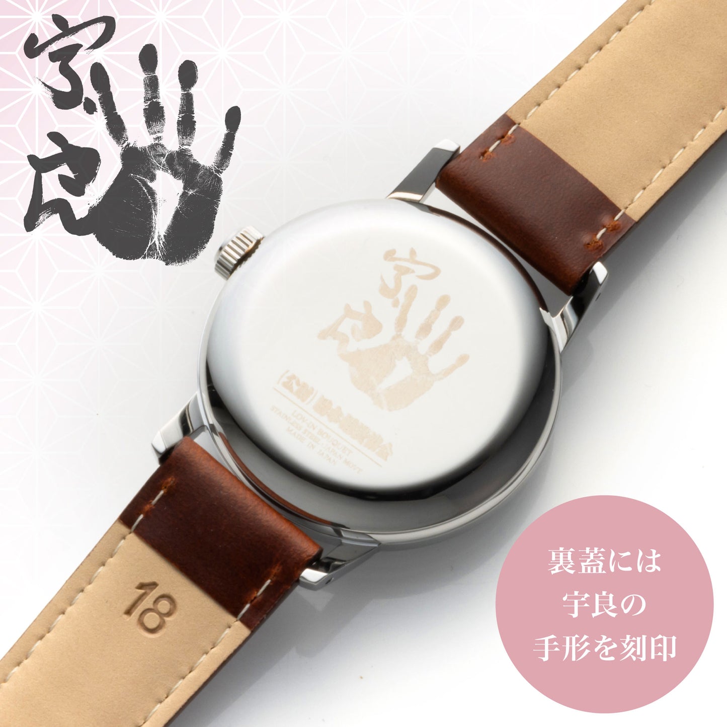 レザーバンド腕時計(LVB140)