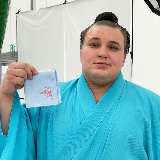 刺繍ハンカチ安青錦