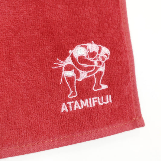 熱海富士ハンカチ 刺繍のアップ