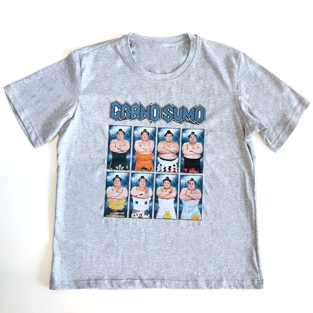 関取グラフィックTシャツ (グレー)