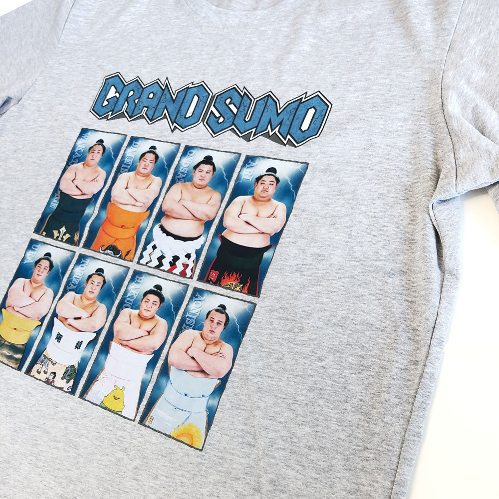 関取グラフィックTシャツ (グレー)