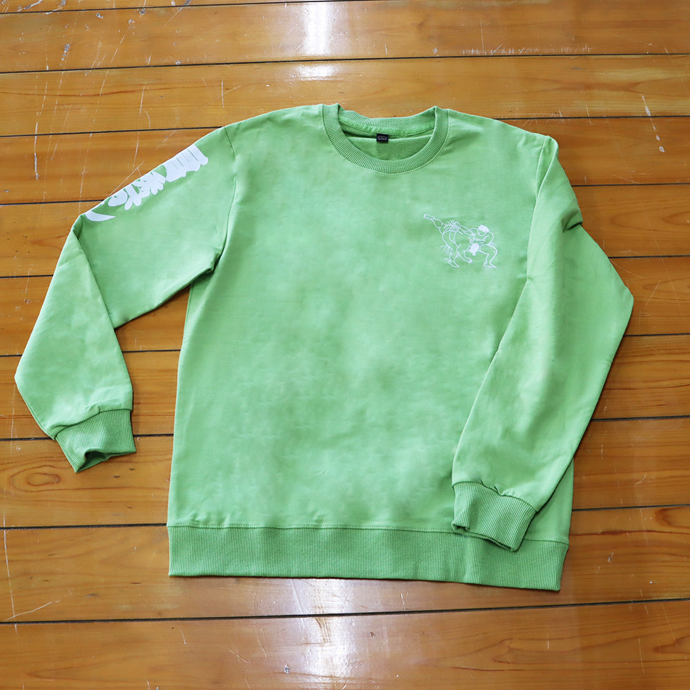 決まり手ロングスリーブTシャツ 肩透かし 平置き