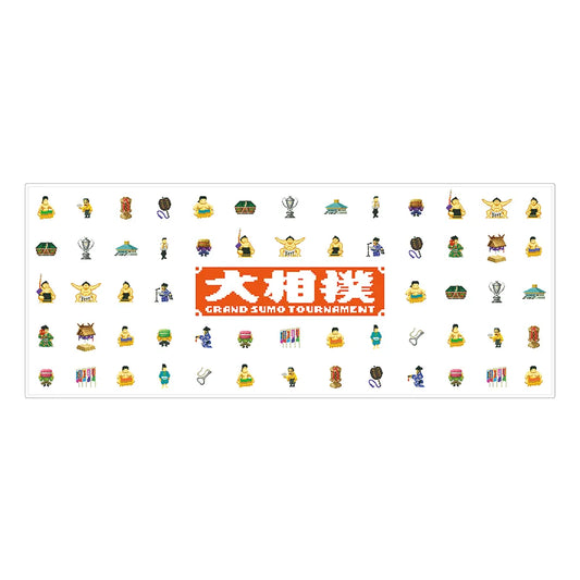 レトロゲーム風フェイスタオル