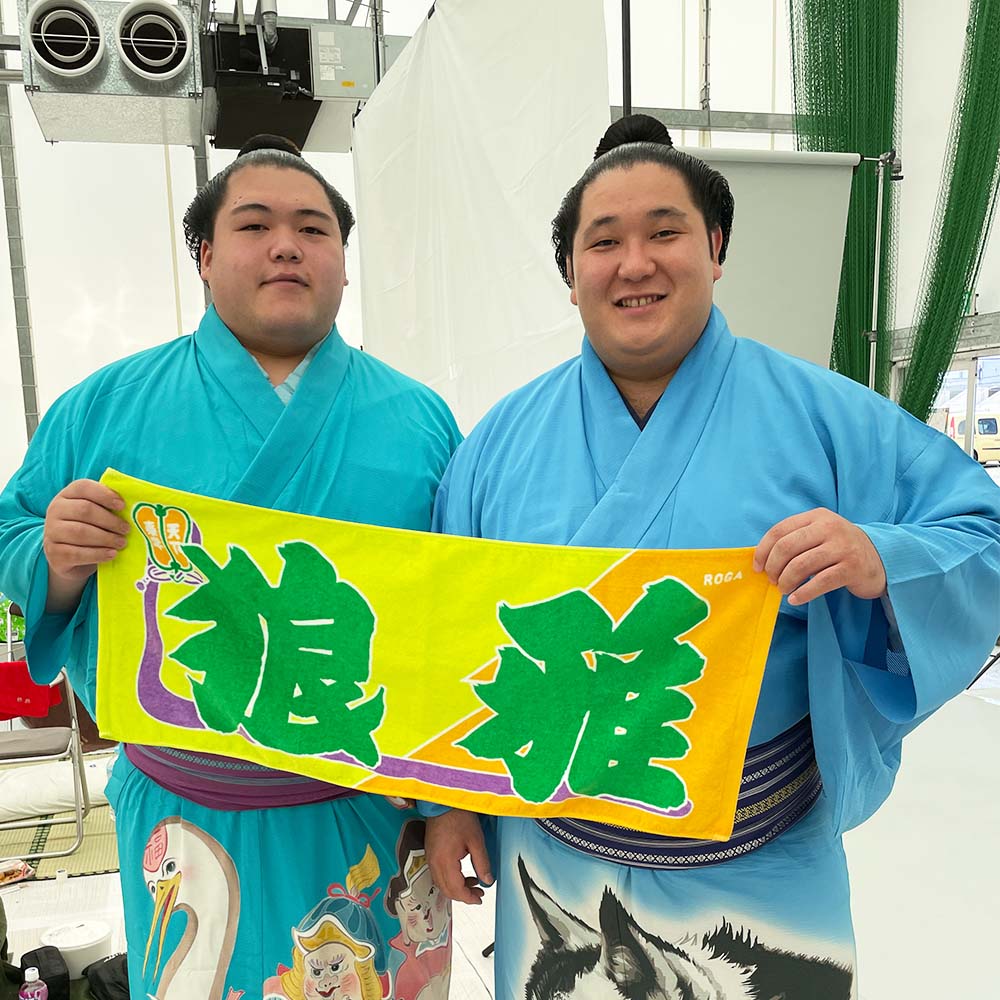 のぼり風力士タオル 狼雅