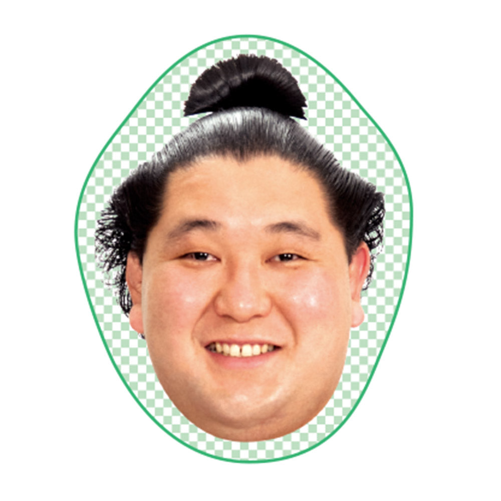 力士の顔ハンカチ狼雅