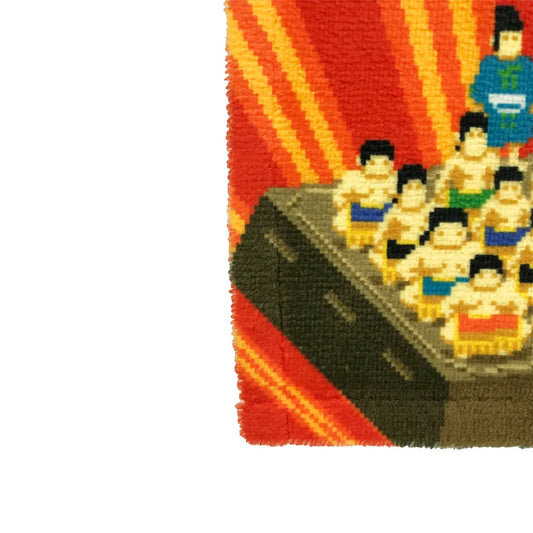 レトロゲーム風ミニタオル(新序出世披露)