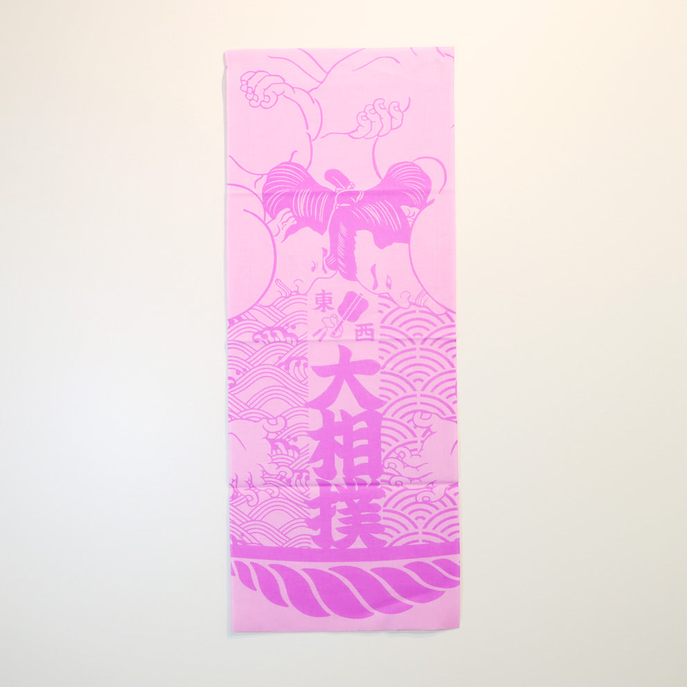 手ぬぐい 錦絵 ピンク