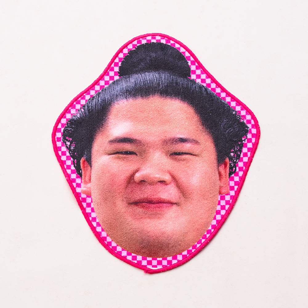力士の顔ハンカチ 宇良