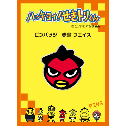 赤鷲ピンバッジ(顔)