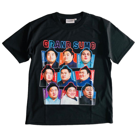 関取グラフィックTシャツ ver.3(ブラック)