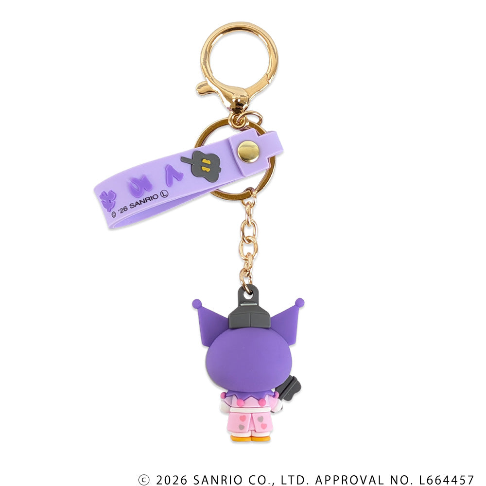 大相撲×サンリオキャラクターズ 立体ラバーマスコットキーホルダー
