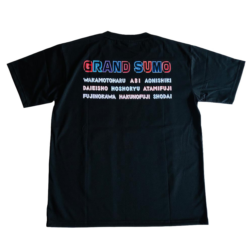 関取グラフィックTシャツ ver.3(ブラック)