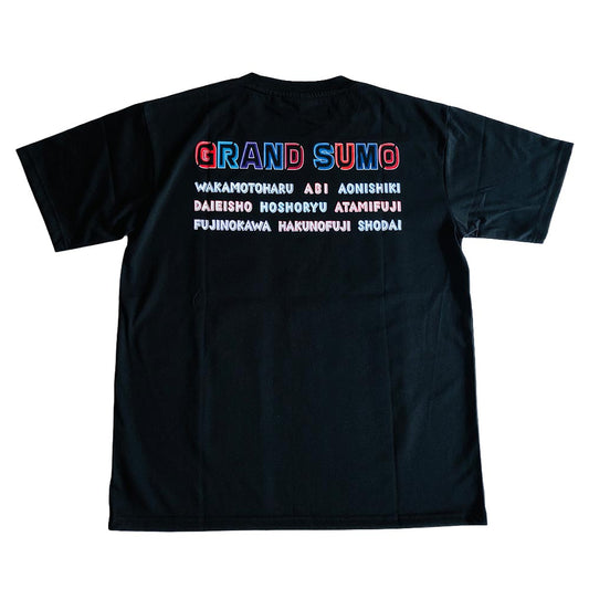 関取グラフィックTシャツ ver.3(ブラック)