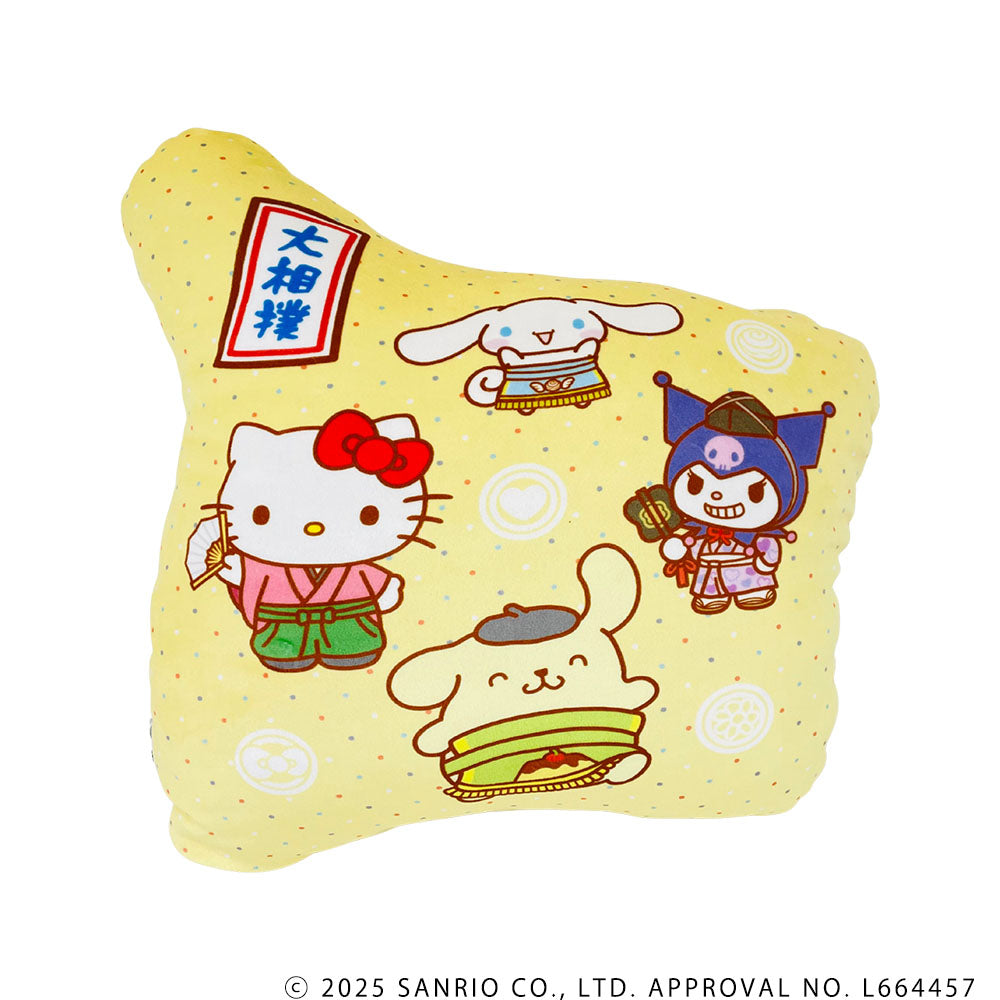 大相撲×サンリオキャラクターズ ダイカットクッション（ポムポムプリン