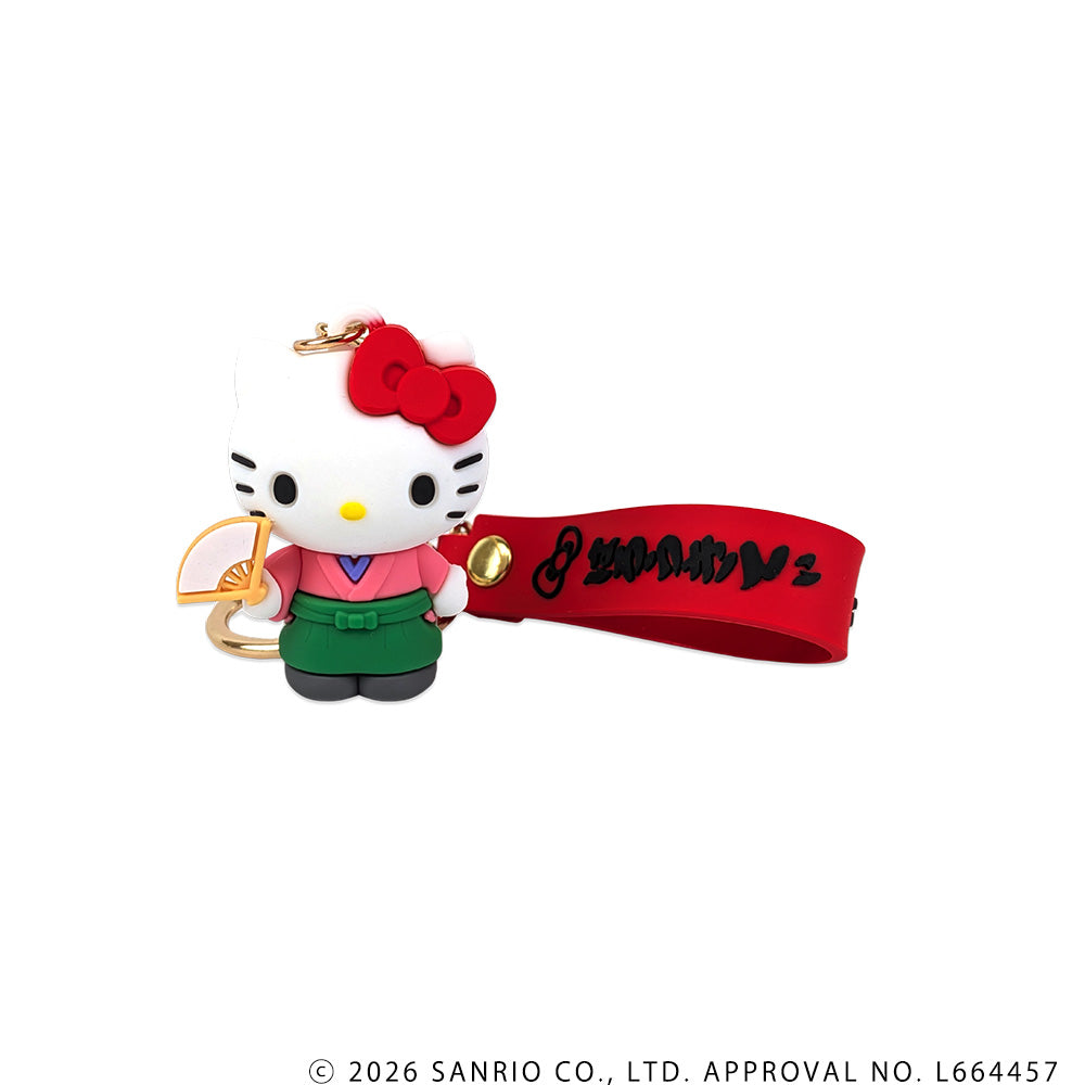 大相撲×サンリオキャラクターズ 立体ラバーマスコットキーホルダー（ハローキティ）