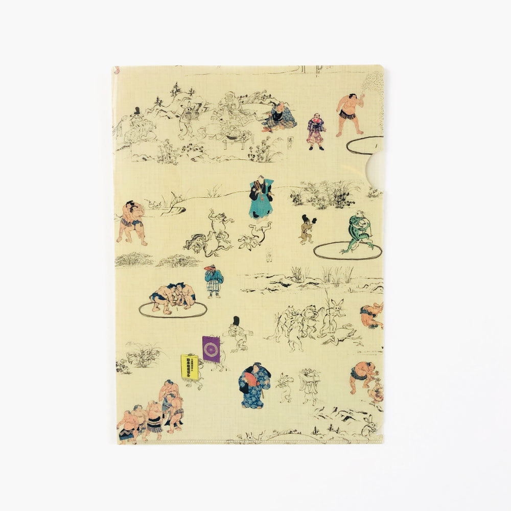 大相撲×鳥獣人物戯画 クリアファイルセット