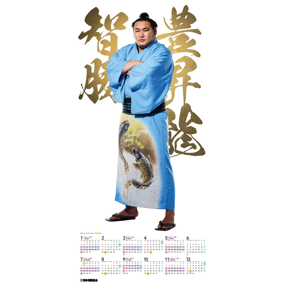 豊昇龍　グッズ　カレンダー