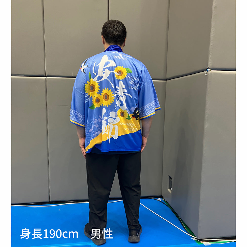 染め抜き風応援はっぴ（安青錦）