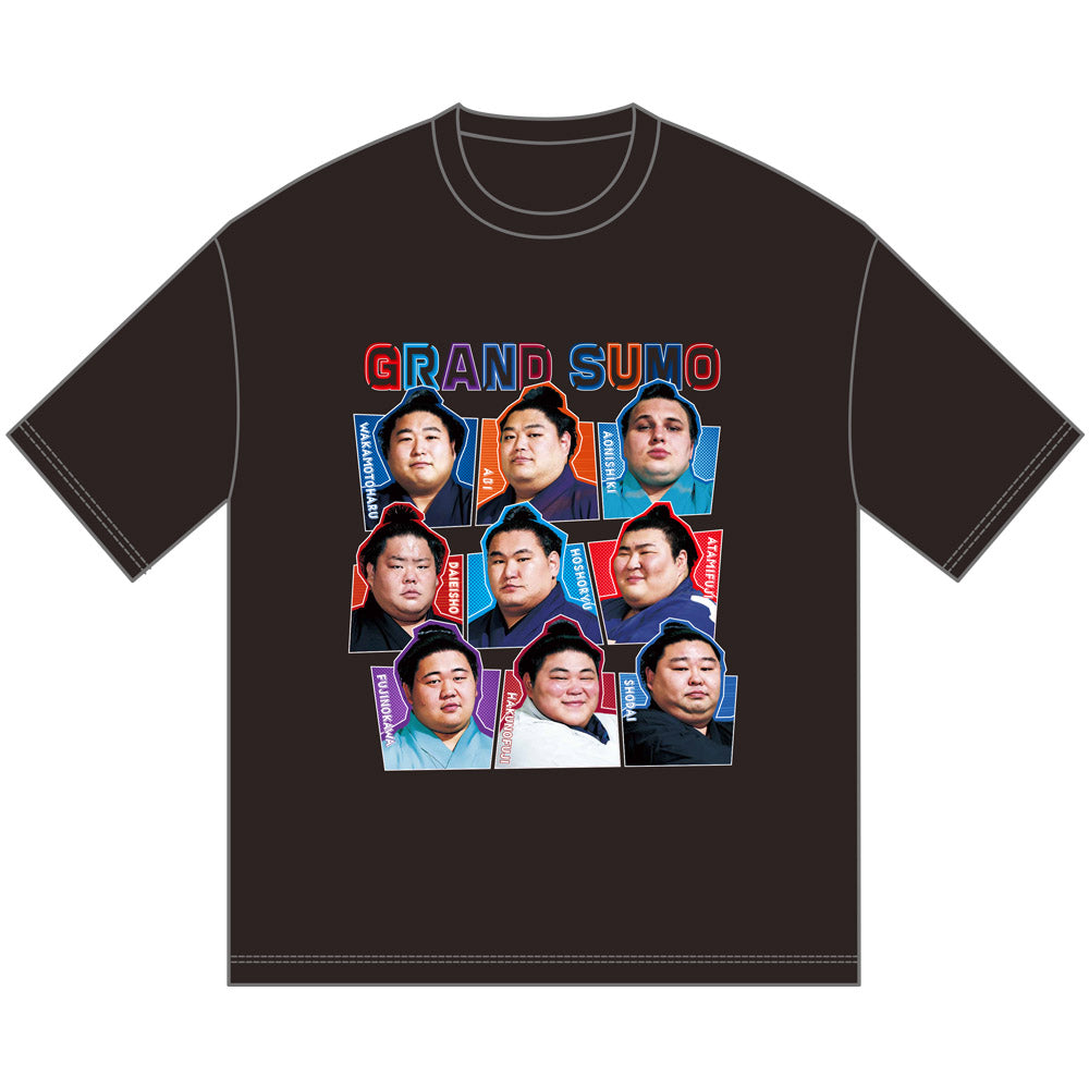 関取グラフィックTシャツ 新品未使用 M グレー 関取グラフィックTシャツ ver.3(ブラック) – お相撲さんのショッピング