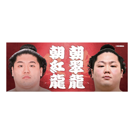 応援タオル（親子・兄弟）朝紅龍・朝翠龍