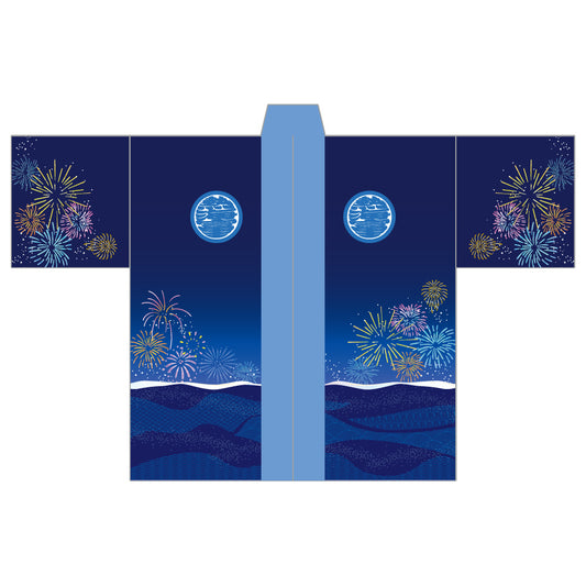 染め抜き風応援はっぴ（熱海富士）