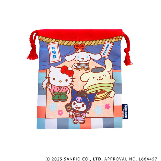 大相撲×サンリオキャラクターズ 巾着
