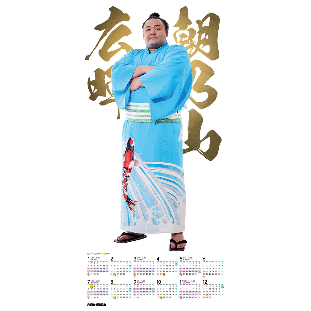 朝乃山　グッズ　カレンダー
