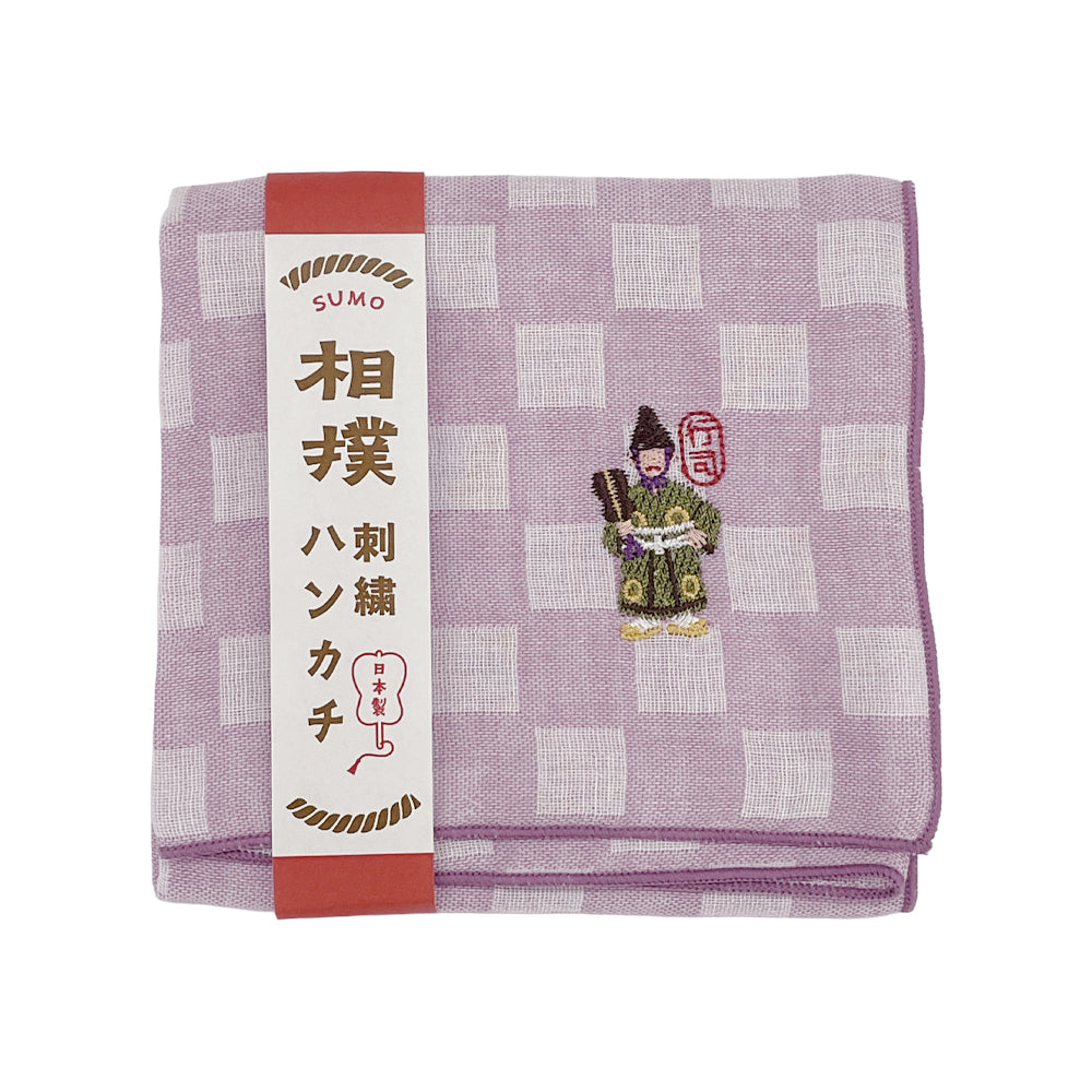 Sumo Embroidered Handkerchief(Gyoji)