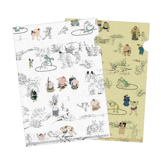 大相撲×鳥獣人物戯画 クリアファイルセット