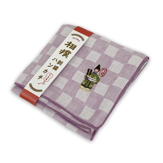 Sumo Embroidered Handkerchief(Gyoji)