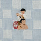 Sumo Embroidered Handkerchief(Tokoyama)