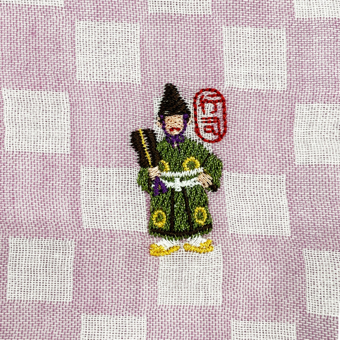 Sumo Embroidered Handkerchief(Gyoji)