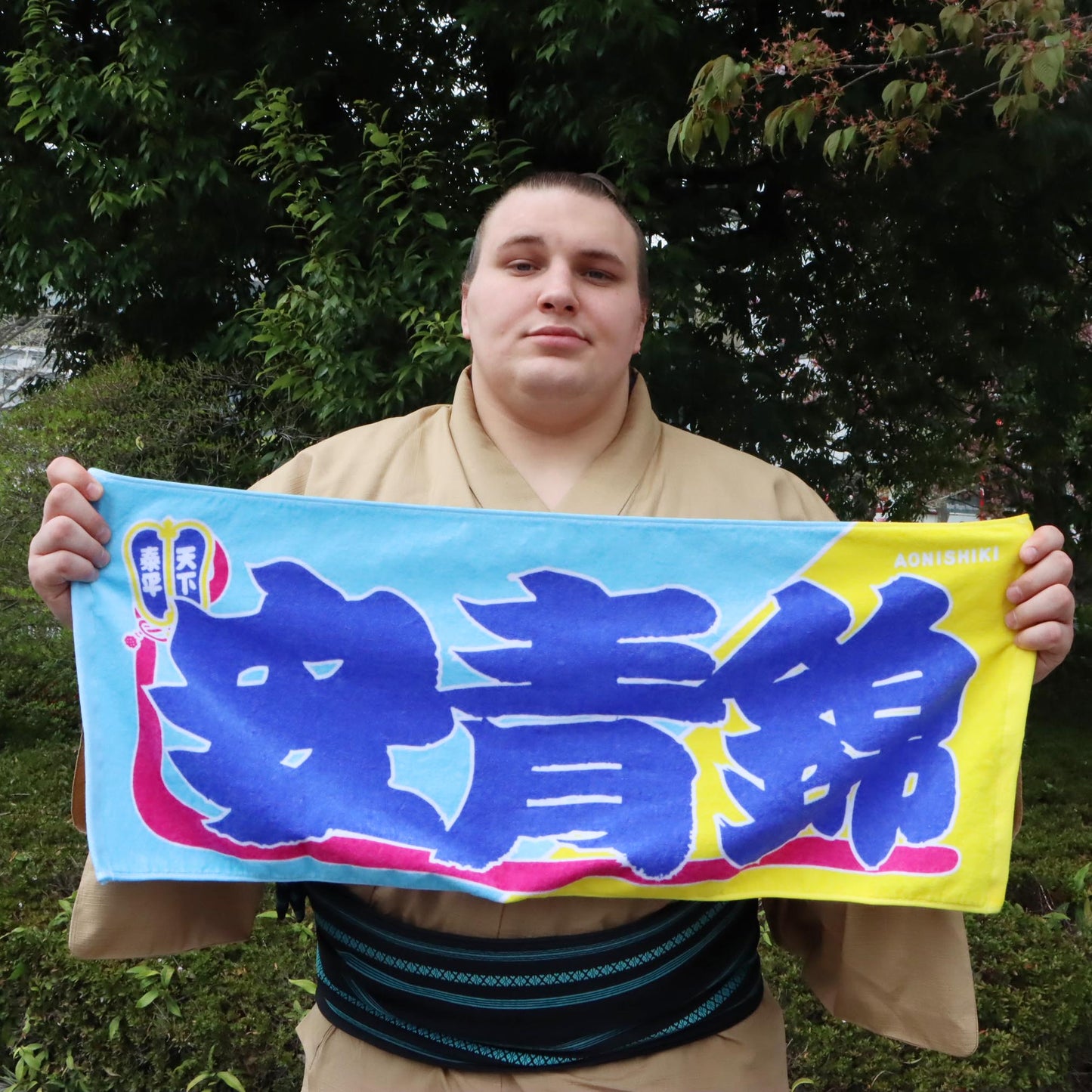 のぼり風力士タオル安青錦