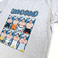 関取グラフィックTシャツ (グレー)