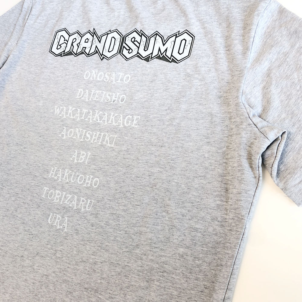 関取グラフィックTシャツ (グレー)