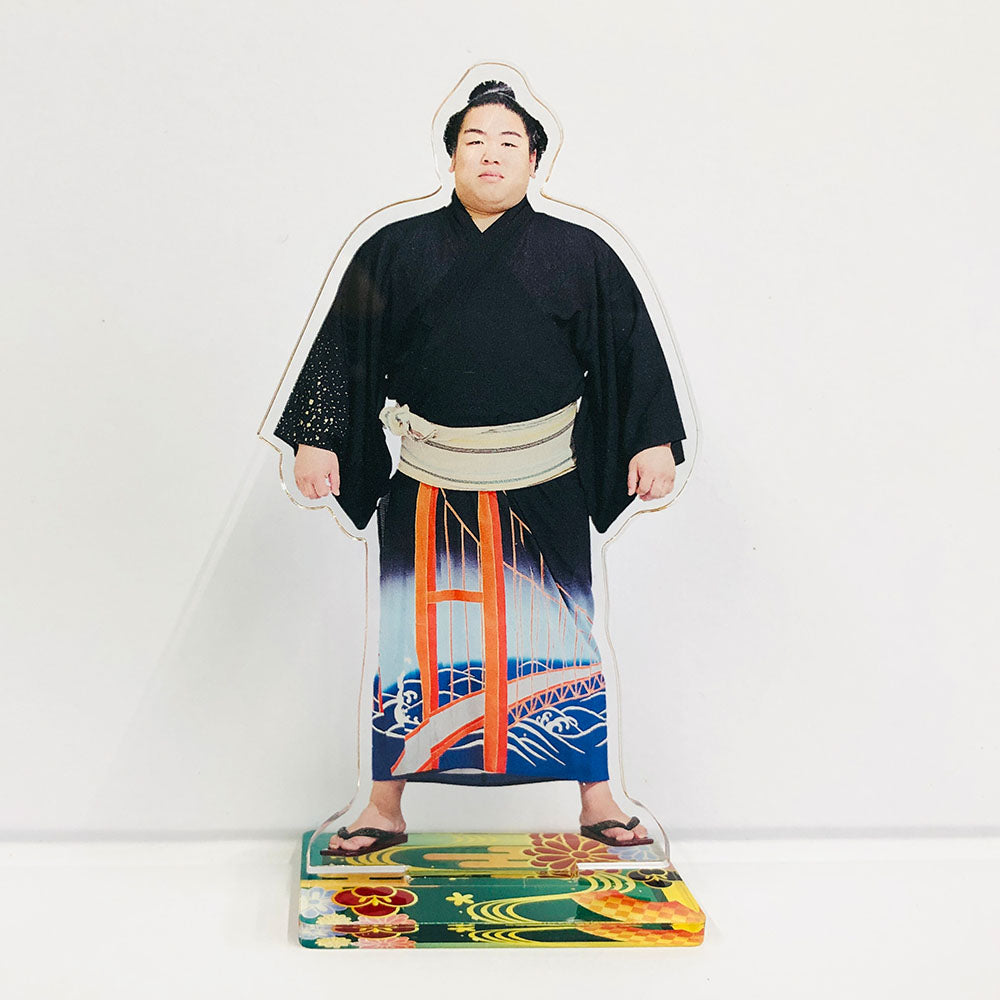 おみせっち】未使用 相撲 浴衣 鳴戸部屋 大相撲 紺/白 ※長期保管品 