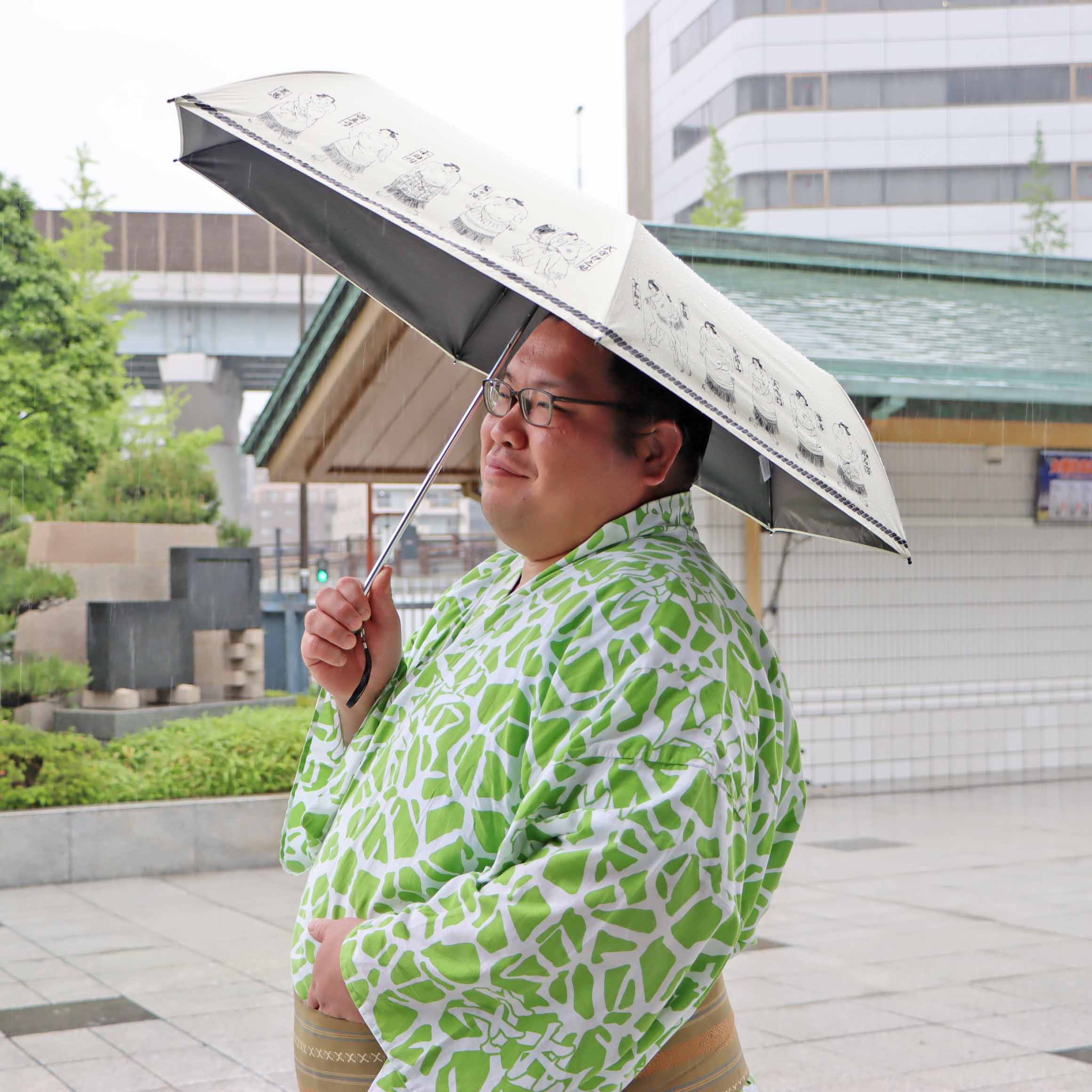 晴雨兼用折りたたみ傘【力士総柄】 – お相撲さんのショッピングモール SuMALL（すも〜る）