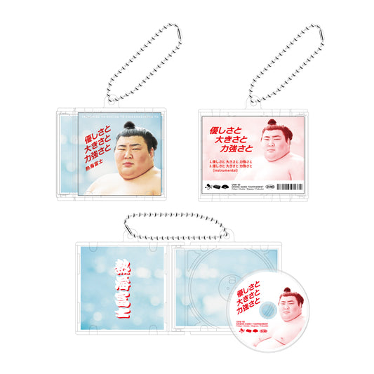 CD風キーホルダー