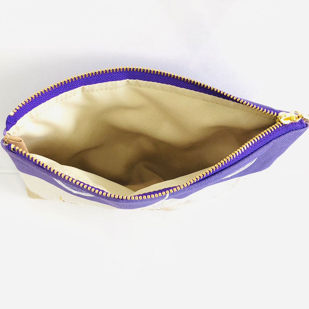 Embroidered pouch: Yokozuna's Ring-Entering Ceremony