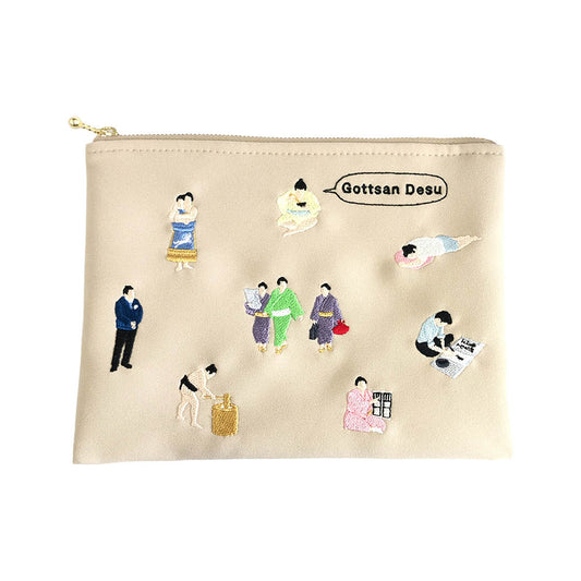 Embroidered Pouch ("Gotsuan desu")