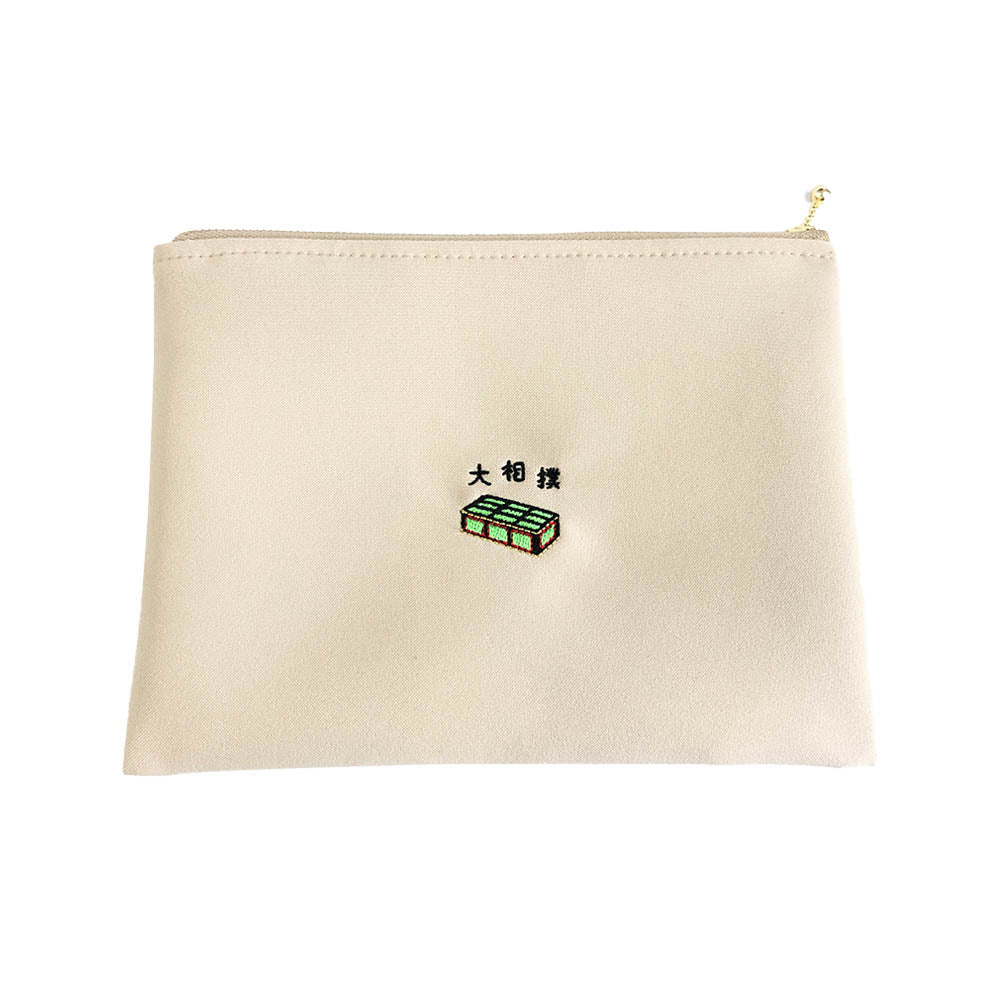刺繍ポーチ（ごっつあんです）