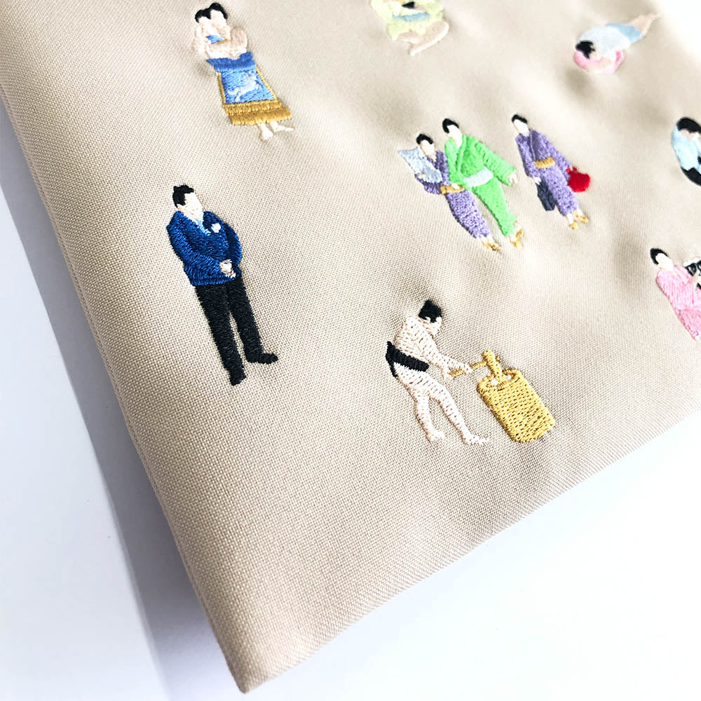 刺繍ポーチ（ごっつあんです）