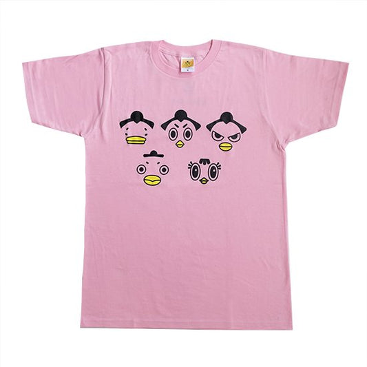 【せきトリくん】なかよしTシャツ(ピンク)